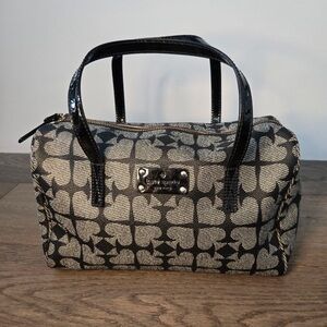 Kate Spade Black and Grey Satchel